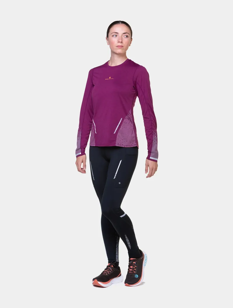 Ronhill Women's Tech Reflect Running Tight - Black Reflect