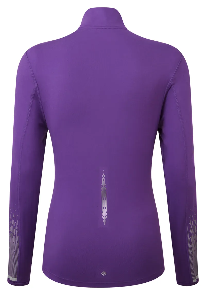Tech Reflect 1/2 Zip Regal Purple Reflect Women's-1