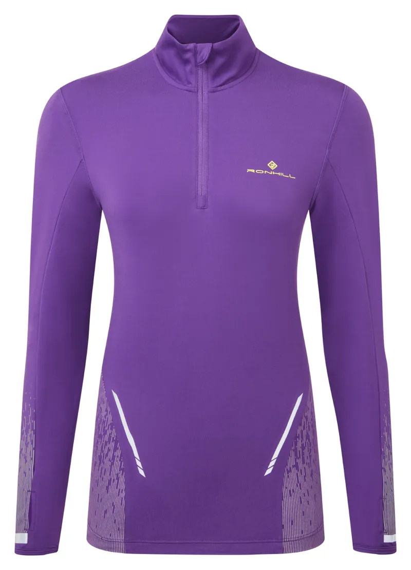 Tech Reflect 1/2 Zip Regal Purple Reflect Women's