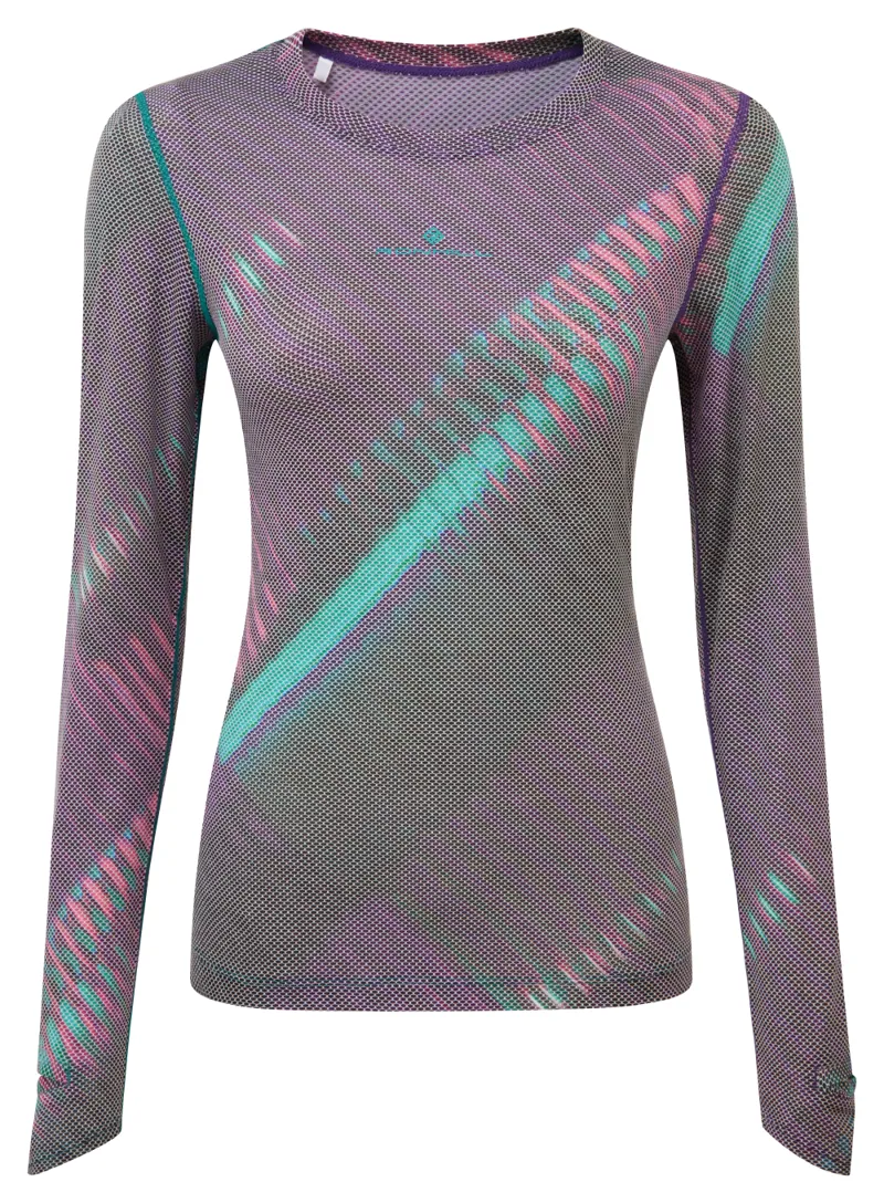 Tech Golden Hour L/S Tee Multi Light Reflection Women's