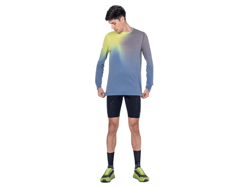 Ronhill Men's Tech Golden Hour Long Sleeve Tee - Glacier Merge-5