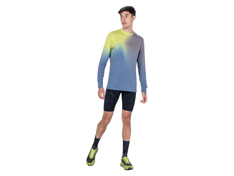 Ronhill Men's Tech Golden Hour Long Sleeve Tee - Glacier Merge-3
