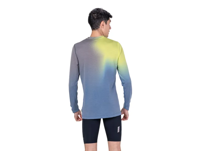 Ronhill Men's Tech Golden Hour Long Sleeve Tee - Glacier Merge-1