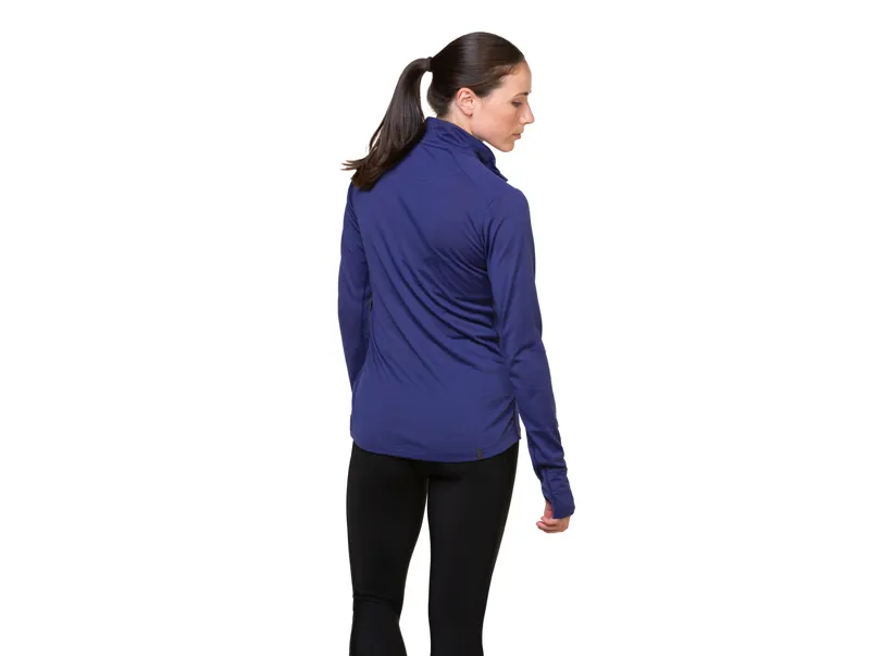 Tech Merino 1/2 Zip Deep Ocean Regal Purple Women's-4