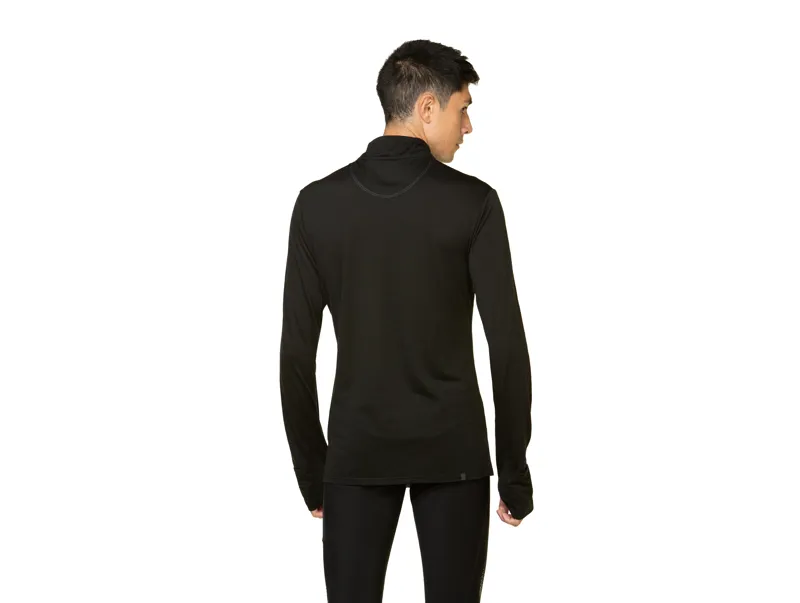 Tech Merino 1/2 Zip Black Lake-5
