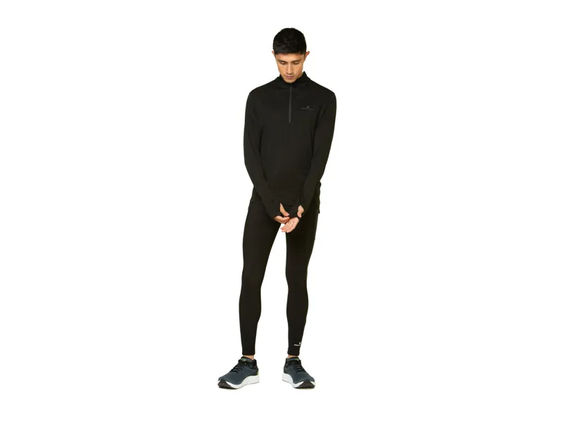 Tech Merino 1/2 Zip Black Lake-6