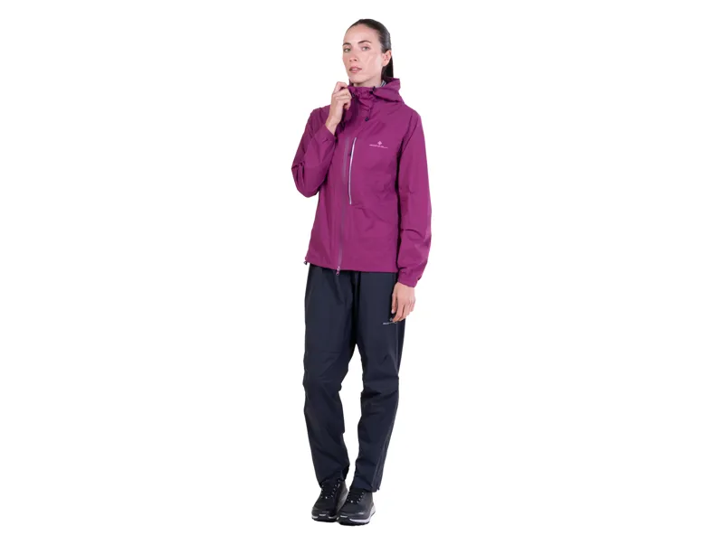 Ronhill Women's Tech Storm Running Waterproof Jacket - Blackcurrant Orchid-9