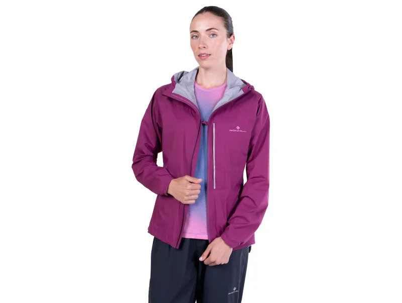 Ronhill Women's Tech Storm Running Waterproof Jacket - Blackcurrant Orchid-3