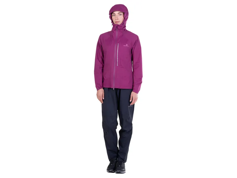 Ronhill Women's Tech Storm Running Waterproof Jacket - Blackcurrant Orchid-7