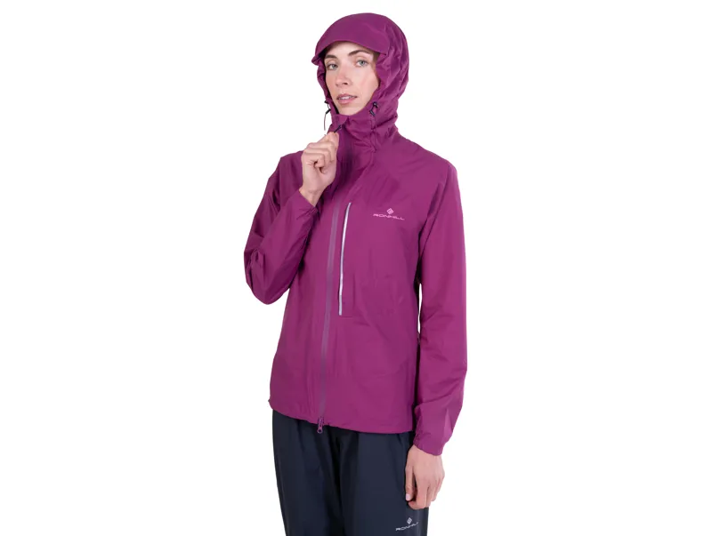 Ronhill Women's Tech Storm Running Waterproof Jacket - Blackcurrant Orchid-2