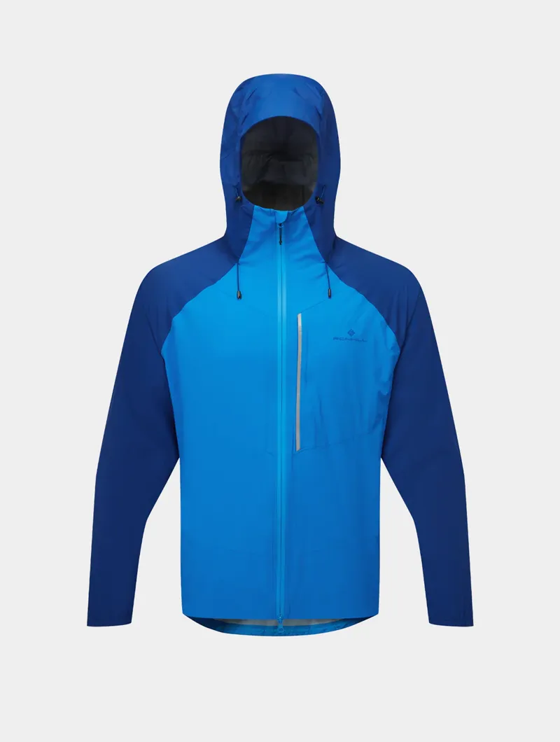 Ronhill Men's Tech Storm Waterproof Jacket Ocean Electric Blue