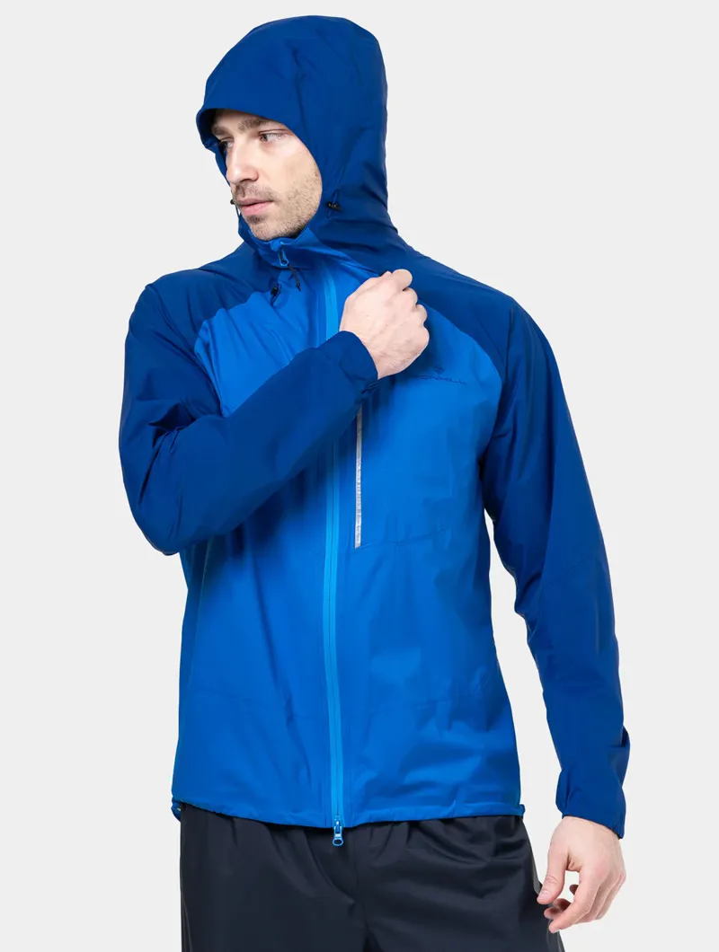 Ronhill Men's Tech Storm Waterproof Jacket Ocean Electric Blue-2