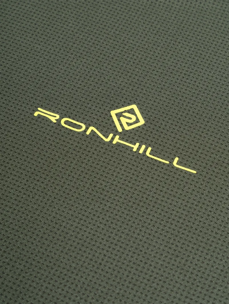 Ronhill Men's Tech Short Sleeve Running Tee - Kelp Zest-4