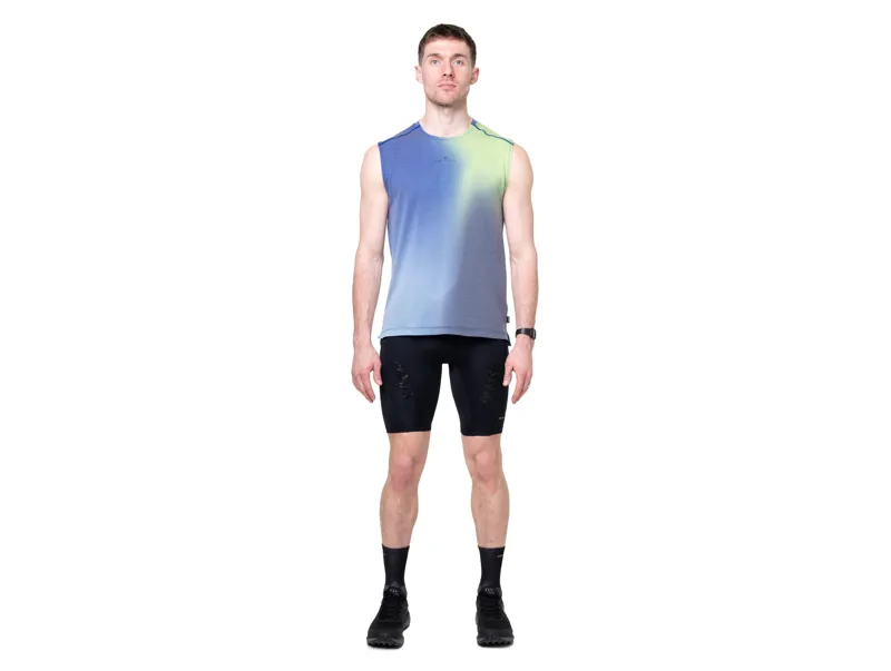 Ronhill Tech Golden Hour Tank Men's - Fluo Green Merge-2