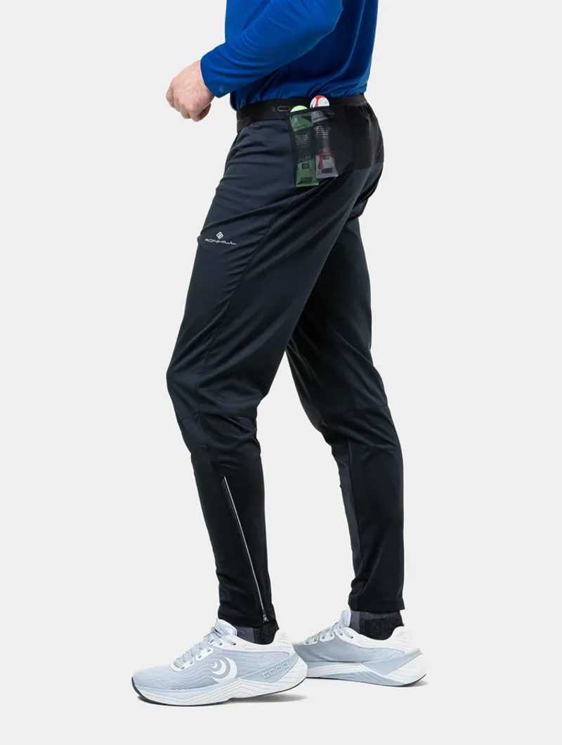Ronhill Men's Tech All Terrain Trackster Trousers - All Black