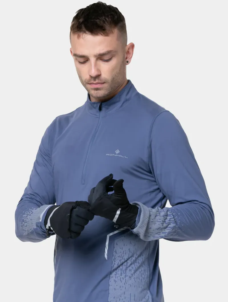 Ronhill Wind-Block Convertible Glove - Black-1