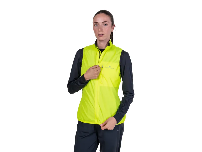 Ronhill Women's Core Running Gilet - Fluo Zest-2