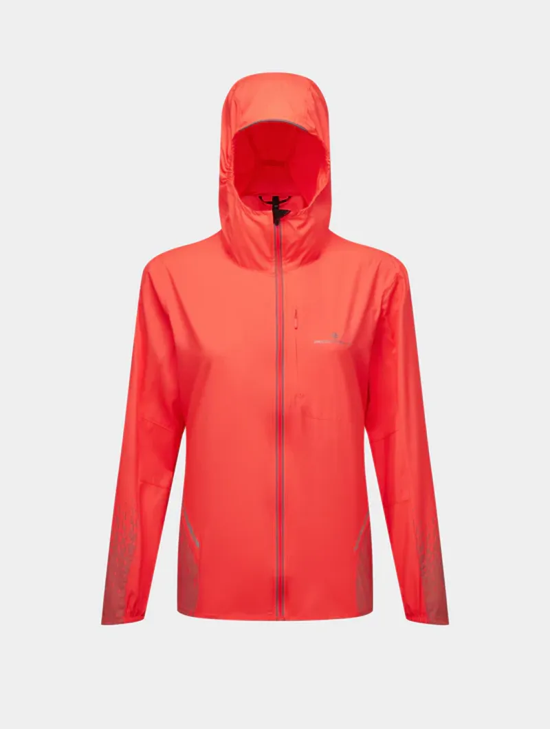 Ronhill Tech Reflect Women's Running Jacket Hot Coral Reflect