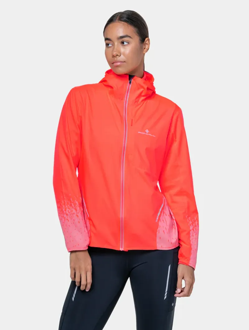 Ronhill Tech Reflect Women's Running Jacket Hot Coral Reflect-3