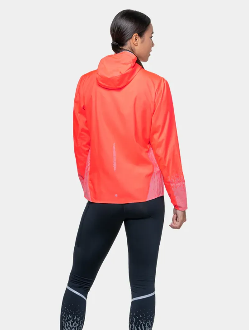 Ronhill Tech Reflect Women's Running Jacket Hot Coral Reflect-2