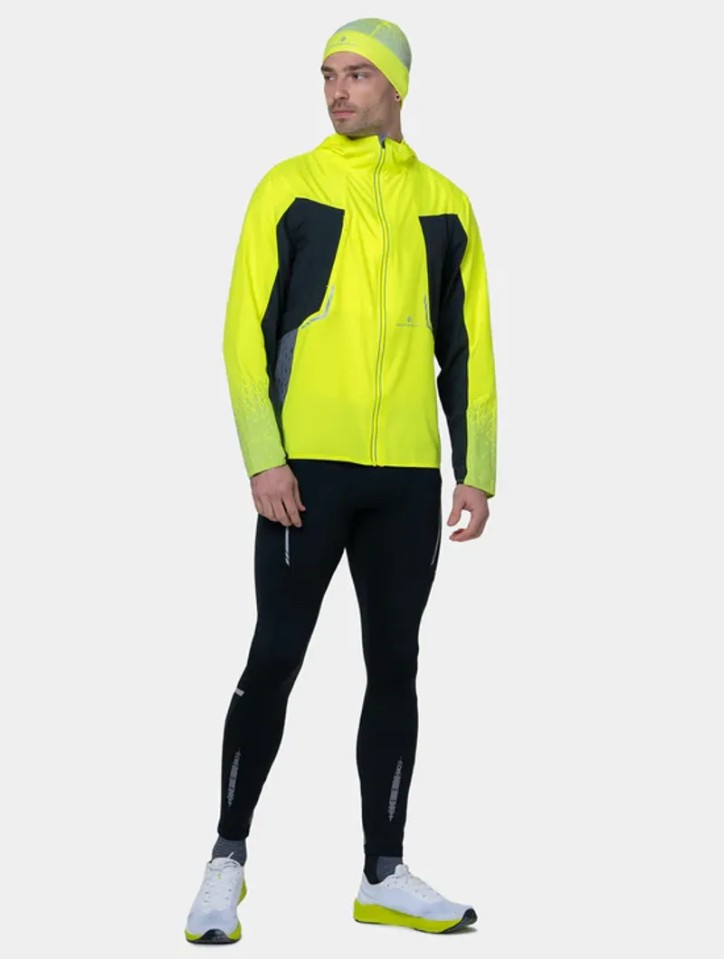 Ronhill Men's Tech Reflect Jacket Fluorescent Yellow Black Reflect-3