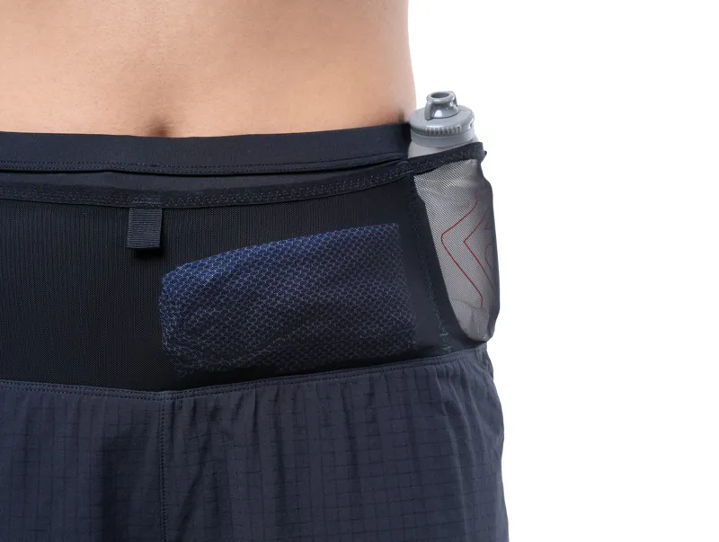 Ronhill Tech All-Terrain 5inch Twin Short Women's - All Black-6