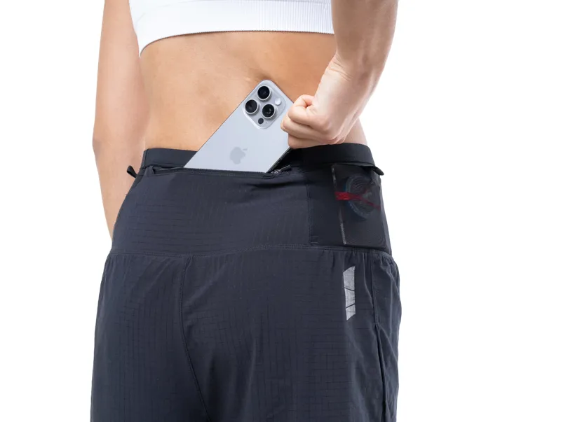 Ronhill Tech All-Terrain 5inch Twin Short Women's - All Black-5