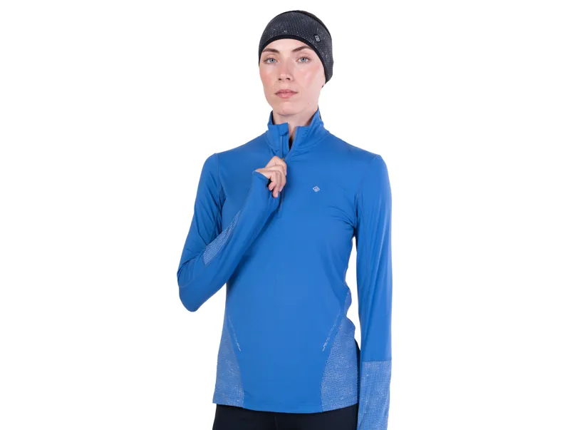 Rohilll Women's Tech Reflect 1/2 Zip Running Top - Lumiere Reflect-1