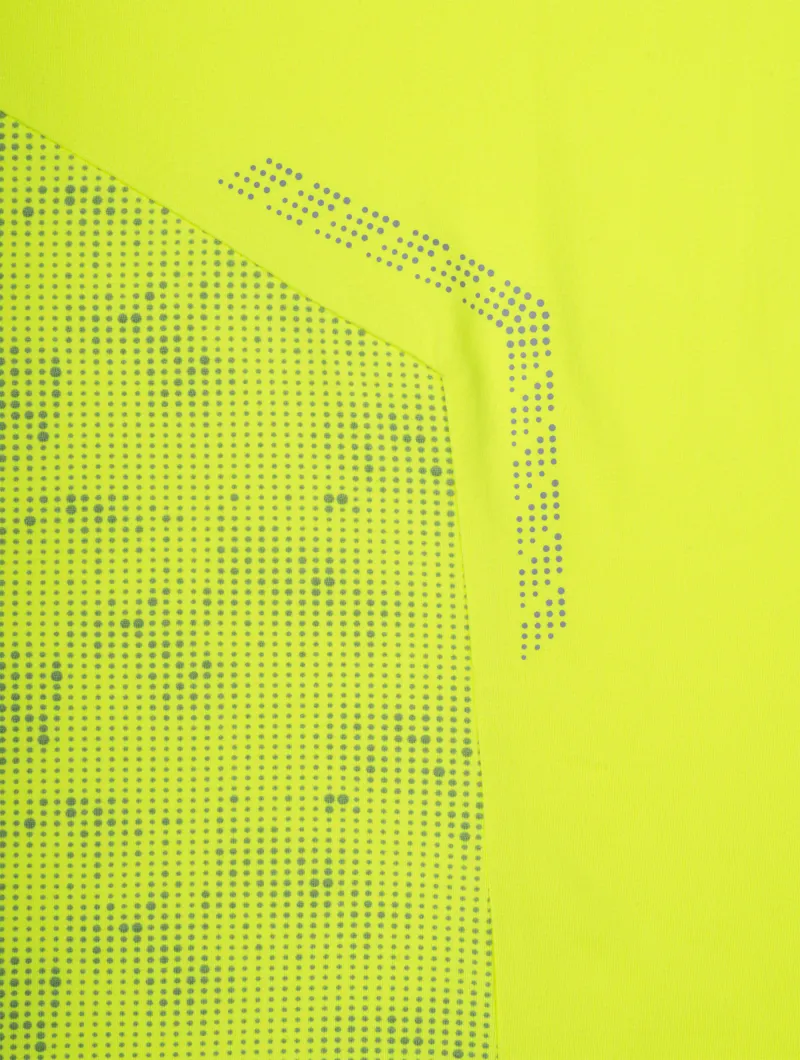 Ronhill Men's Tech Reflect 1/2 Zip Running Top - Fluo Zest Reflect-11