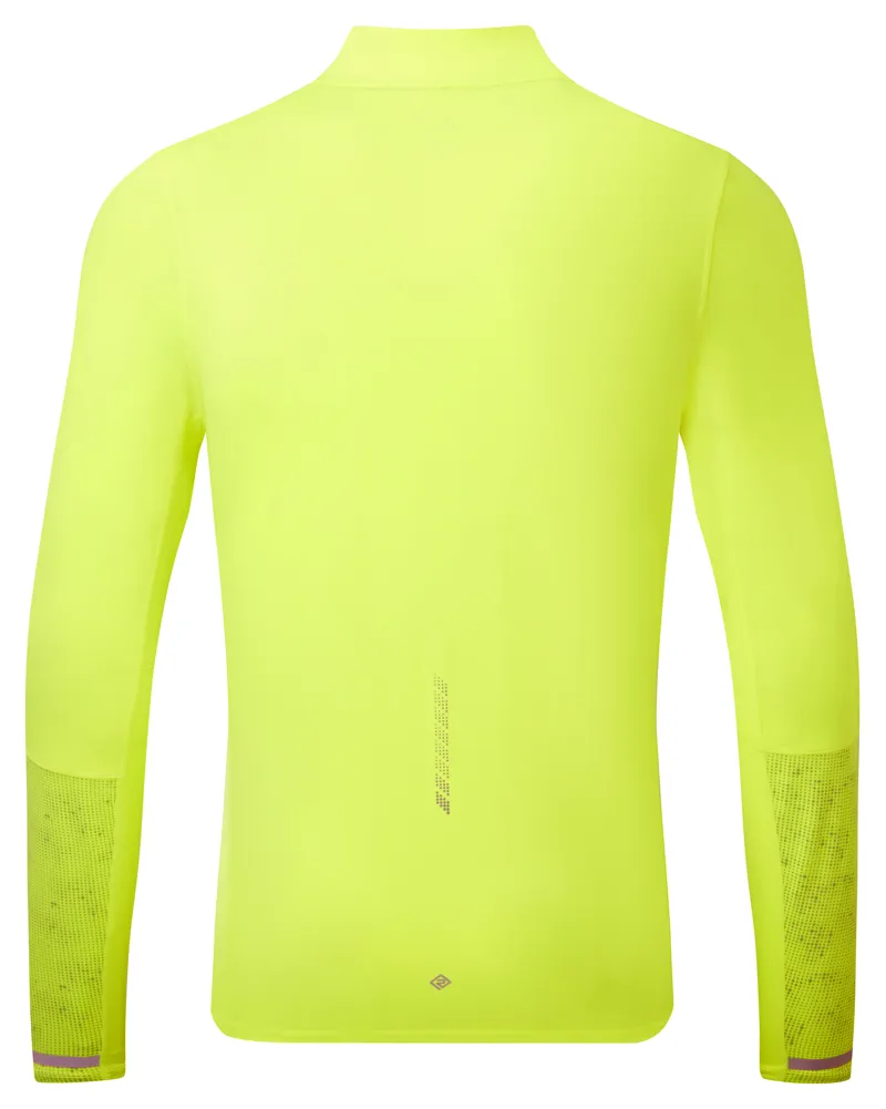Ronhill Men's Tech Reflect 1/2 Zip Running Top - Fluo Zest Reflect-6
