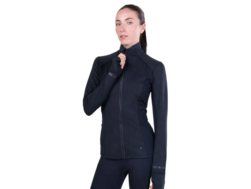 Ronhill Women's Tech Reflect Lux Running Jacket - Black Reflect