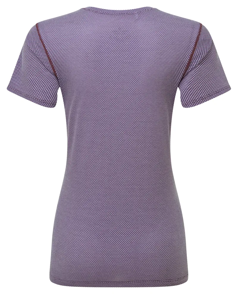 Tech Golden Hour Tee Damson Sunset Merge Women's-1