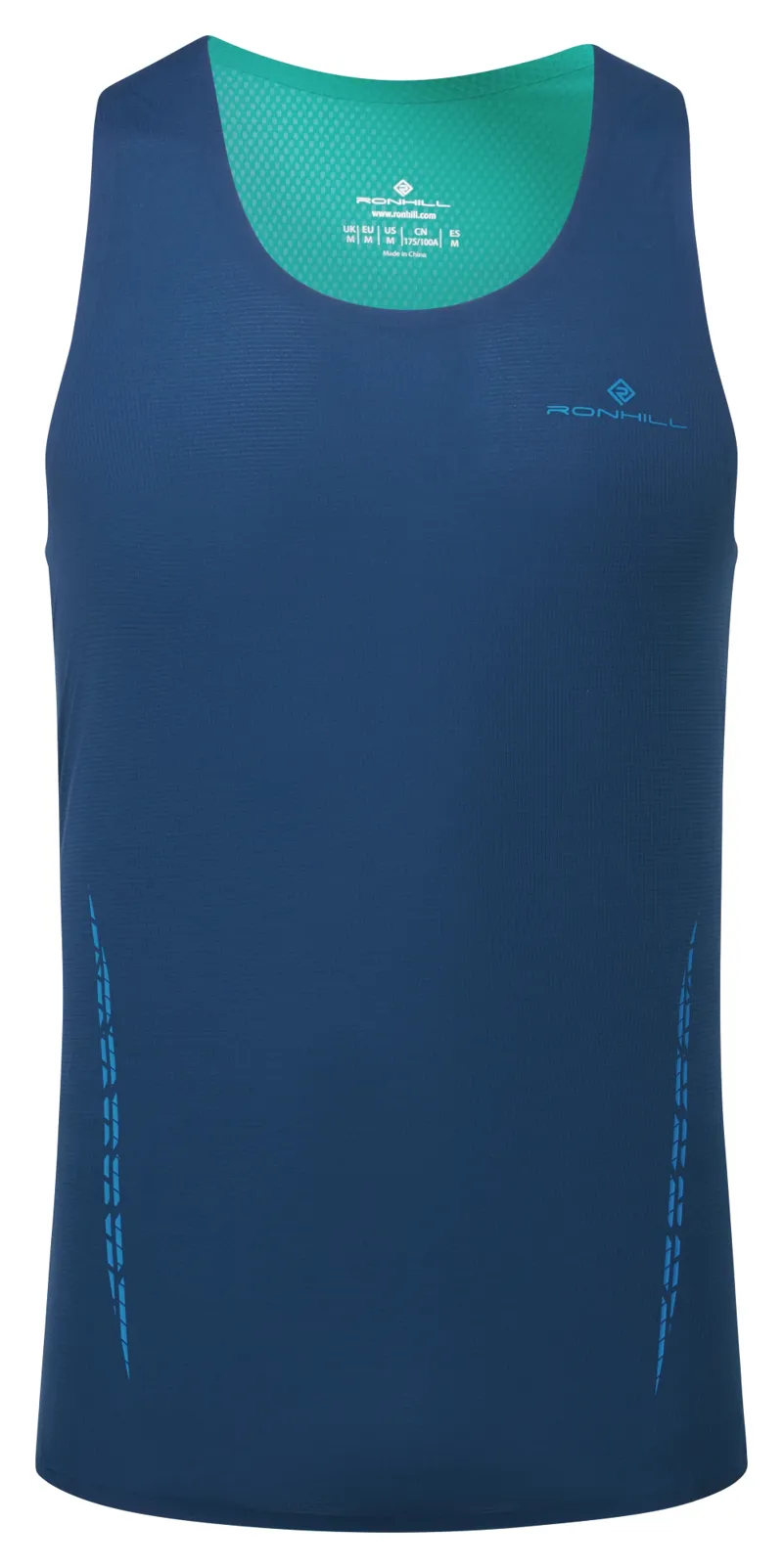 Tech Race Vest Dark Navy Deep Laguna