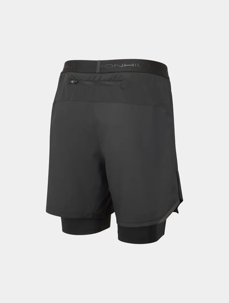 Ronhill Tech 7 Twin Short Men's All Black-1