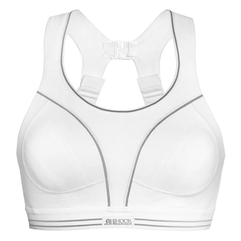 Shock Absorber S5044 Ultimate Run Bra - White/Silver
