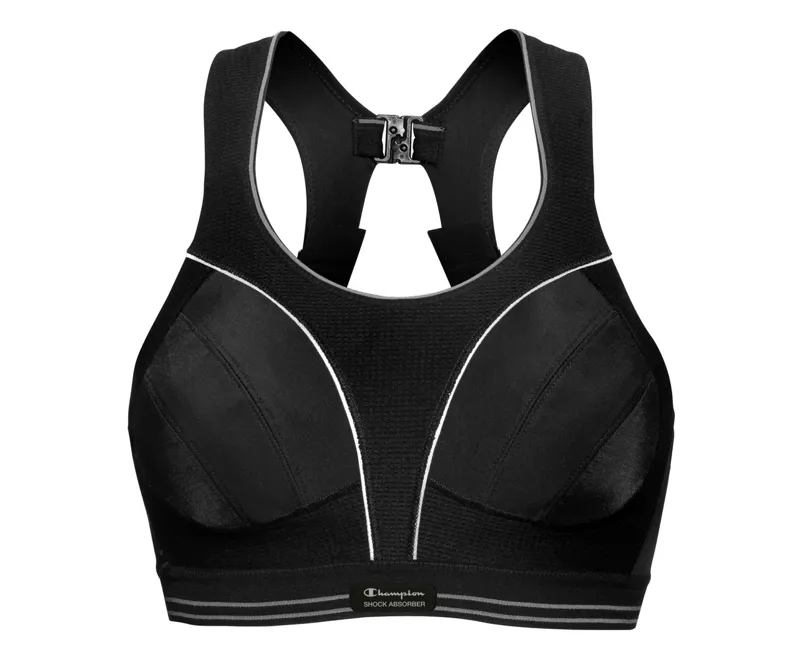 Shock Absorber S5044 Ultimate Run Bra - Black/Silver