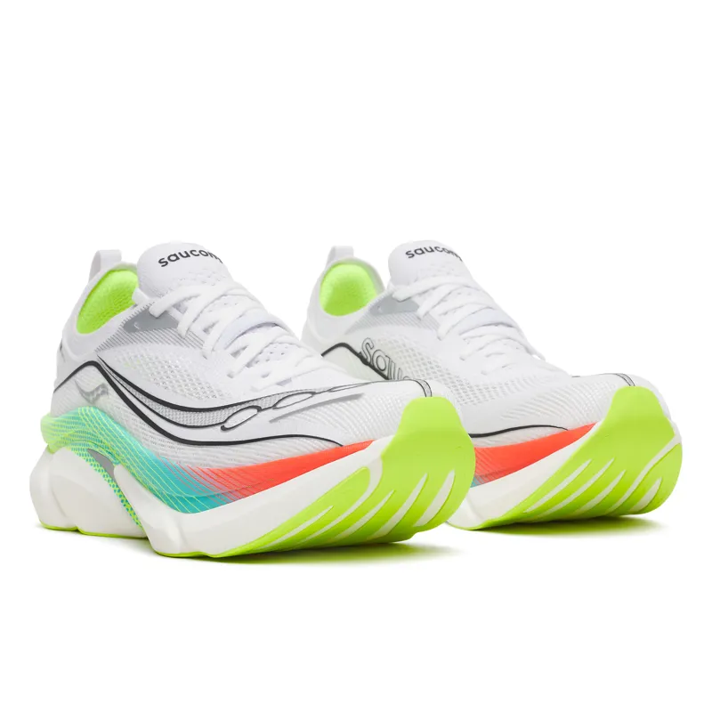 Saucony Endorphin Elite 3 Unisex Race Day Shoes - White Multi-1