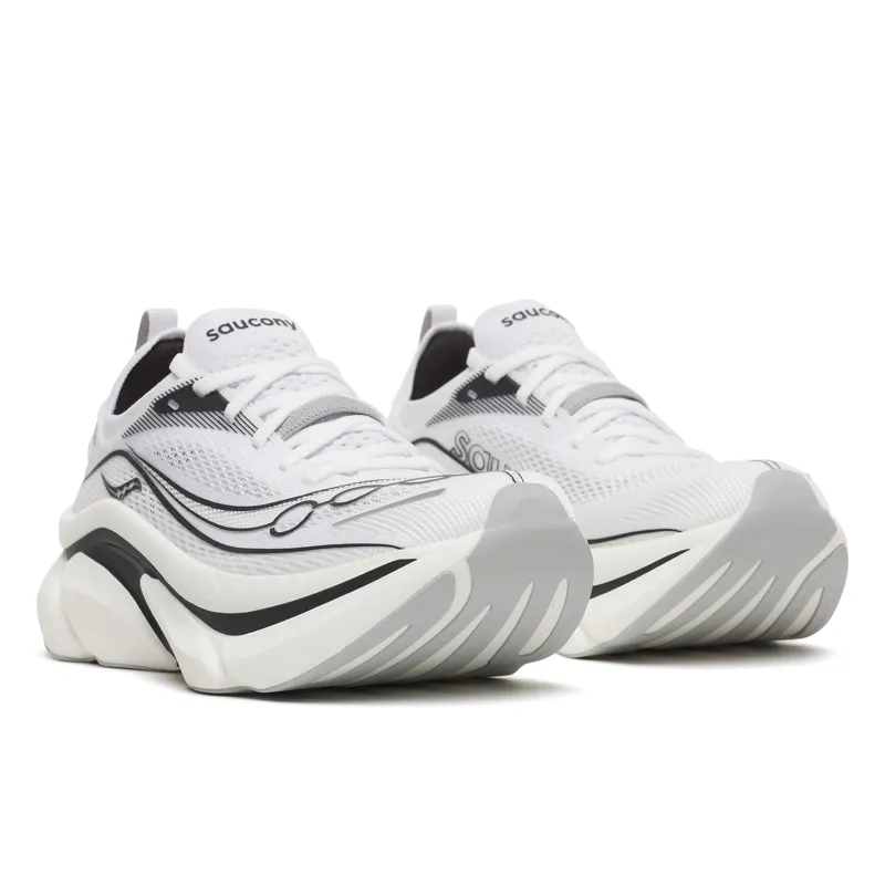 Saucony Endorphin Elite 3 Unisex Race Day Shoes - White Black-1