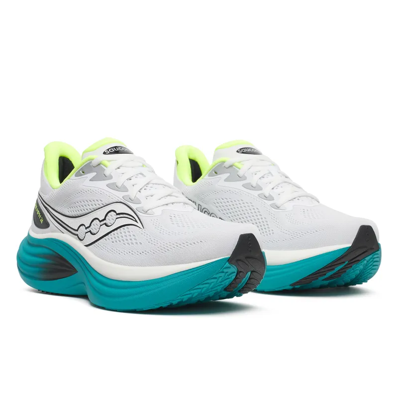 Saucony Triumph 24 Men's Running Shoes - White Tranquil-1