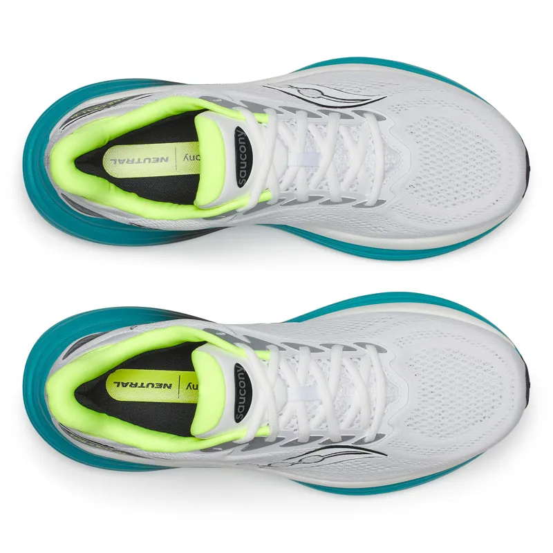 Saucony Triumph 24 Men's Running Shoes - White Tranquil-4