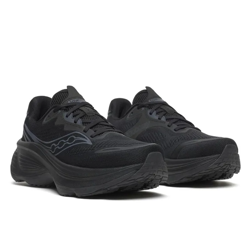 Saucony Hurricane 26 Men's Supportive Running Shoes - Triple Black-1