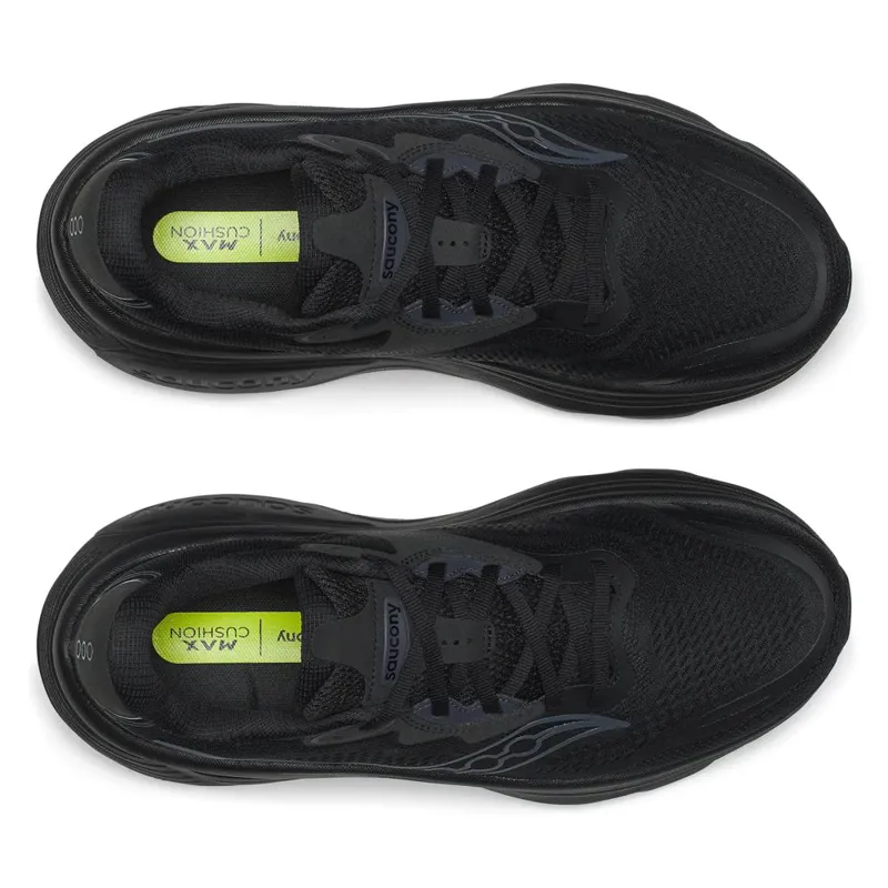 Saucony Hurricane 26 Men's Supportive Running Shoes - Triple Black-3