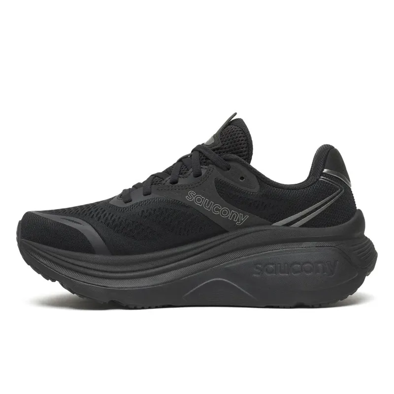 Saucony Hurricane 26 Women's Supportive Running Shoes - Triple Black-2