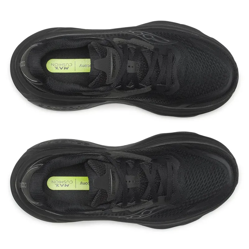 Saucony Hurricane 26 Women's Supportive Running Shoes - Triple Black-4