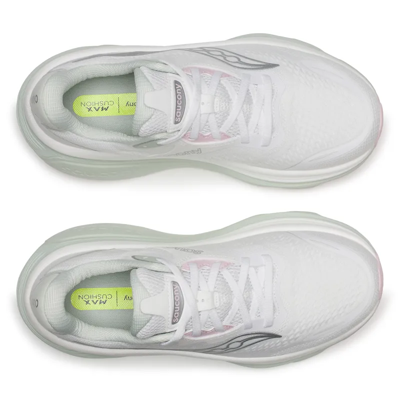 Saucony Hurricane 26 Women's Supportive Running Shoes - White Cast-4