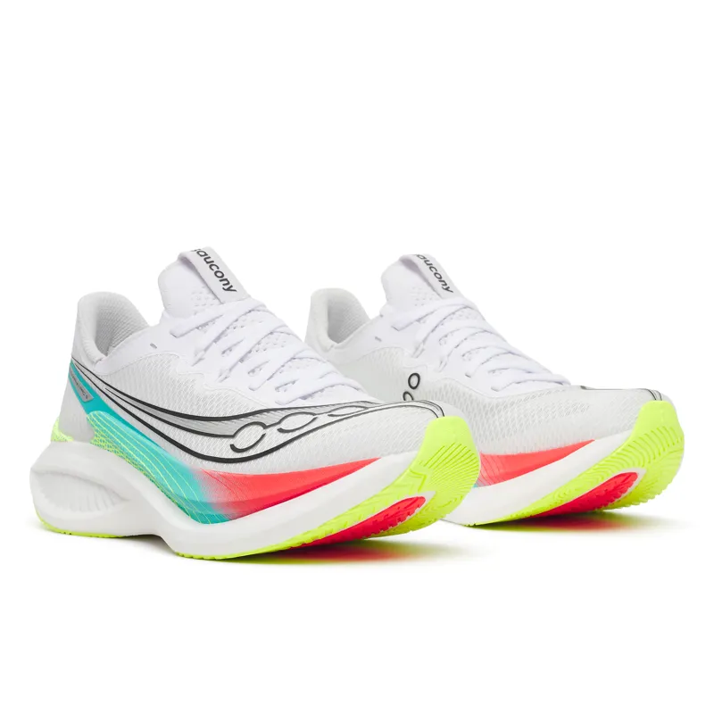 Saucony Endorphin Pro 5 Women's Race Day Shoes - White Multi-1