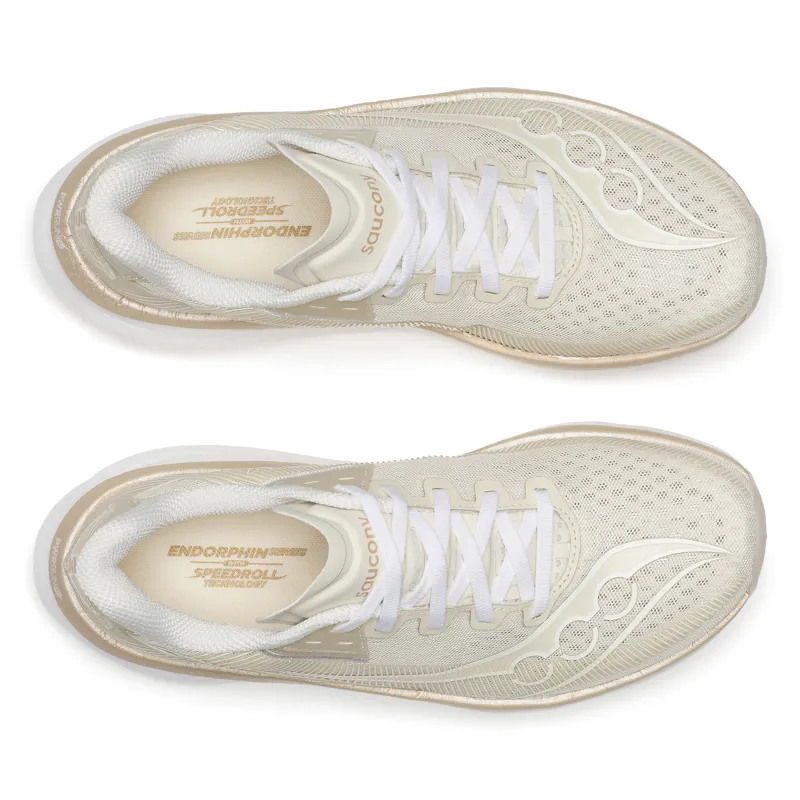 Saucony Endorphin Azura Women's Running Shoes - Eggshell Ivory-3