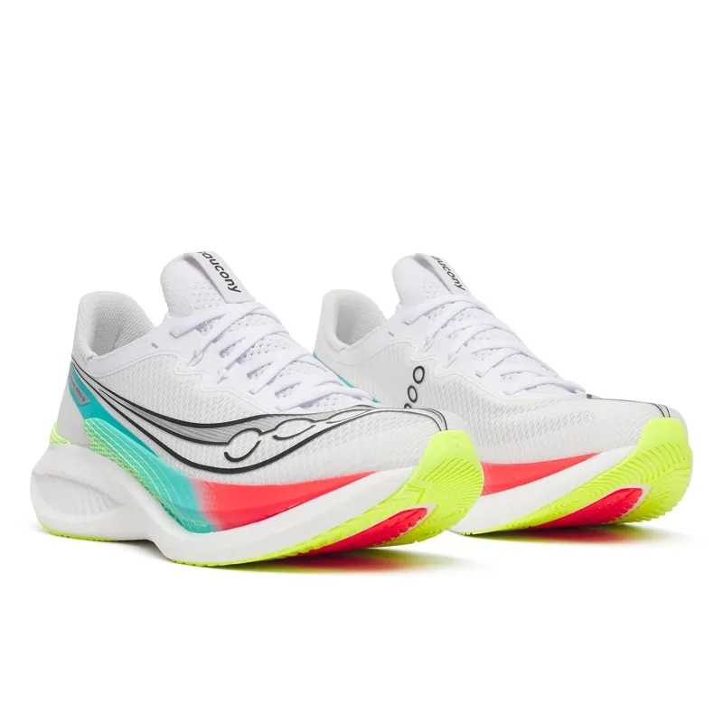 Saucony Endorphin Pro 5 Men's Race Day Shoes - White Multi-1