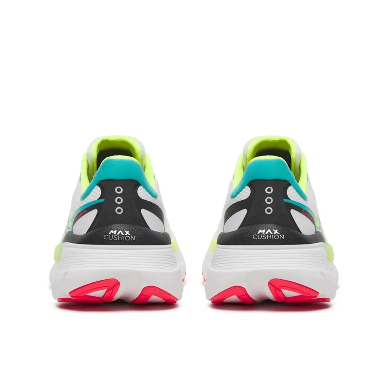 Saucony Guide 19 Men's Supportive Running Shoes - White Citron-3