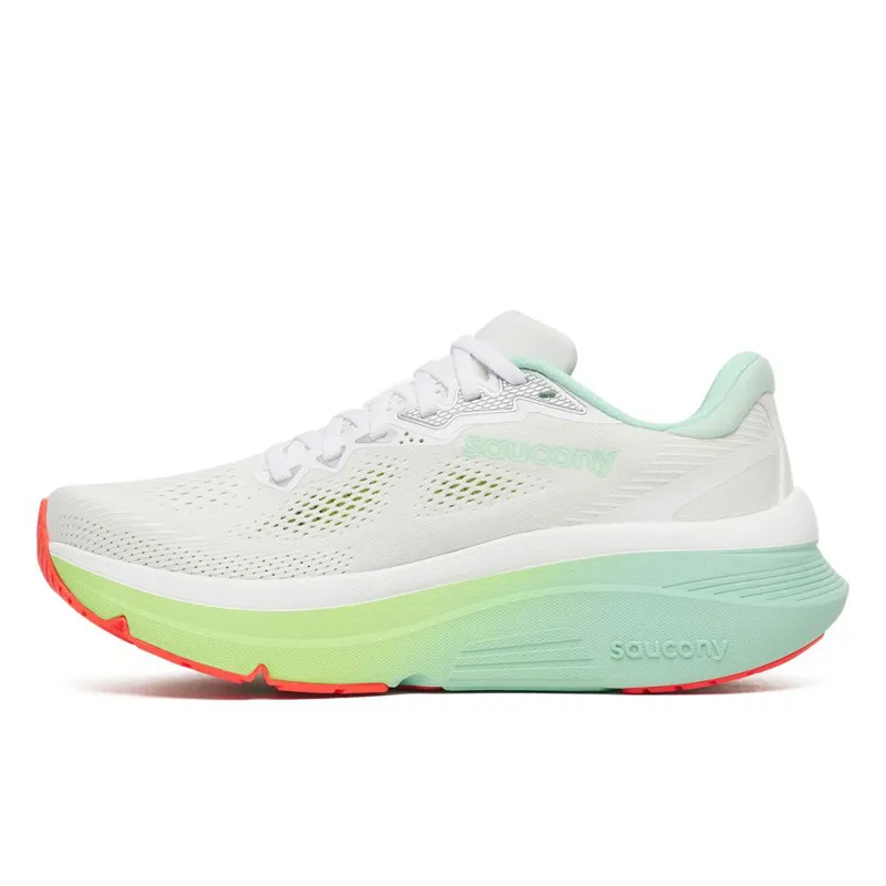 Saucony Guide 19 Women's Supportive Running Shoes - White Tint-2